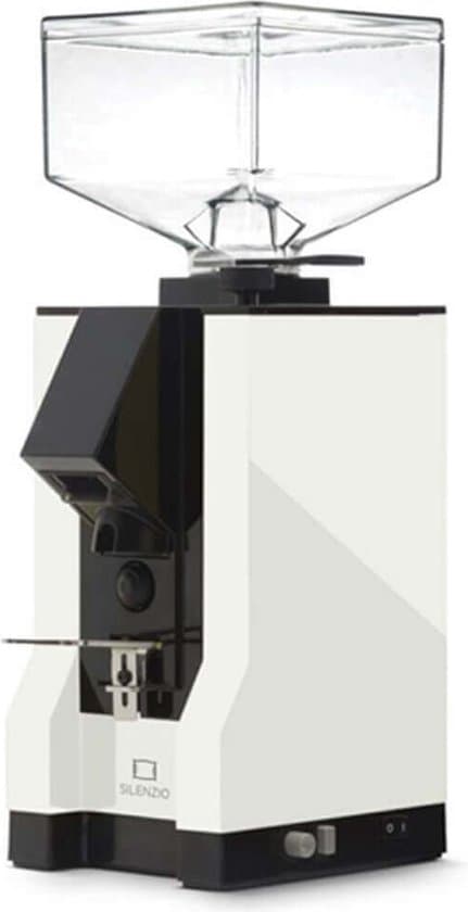 Eureka Mignon Silenzio koffiemolen in wit en zwart