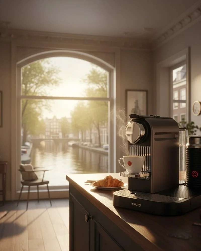 Krups Citiz & Milk Nespresso machine met melkopschuimer