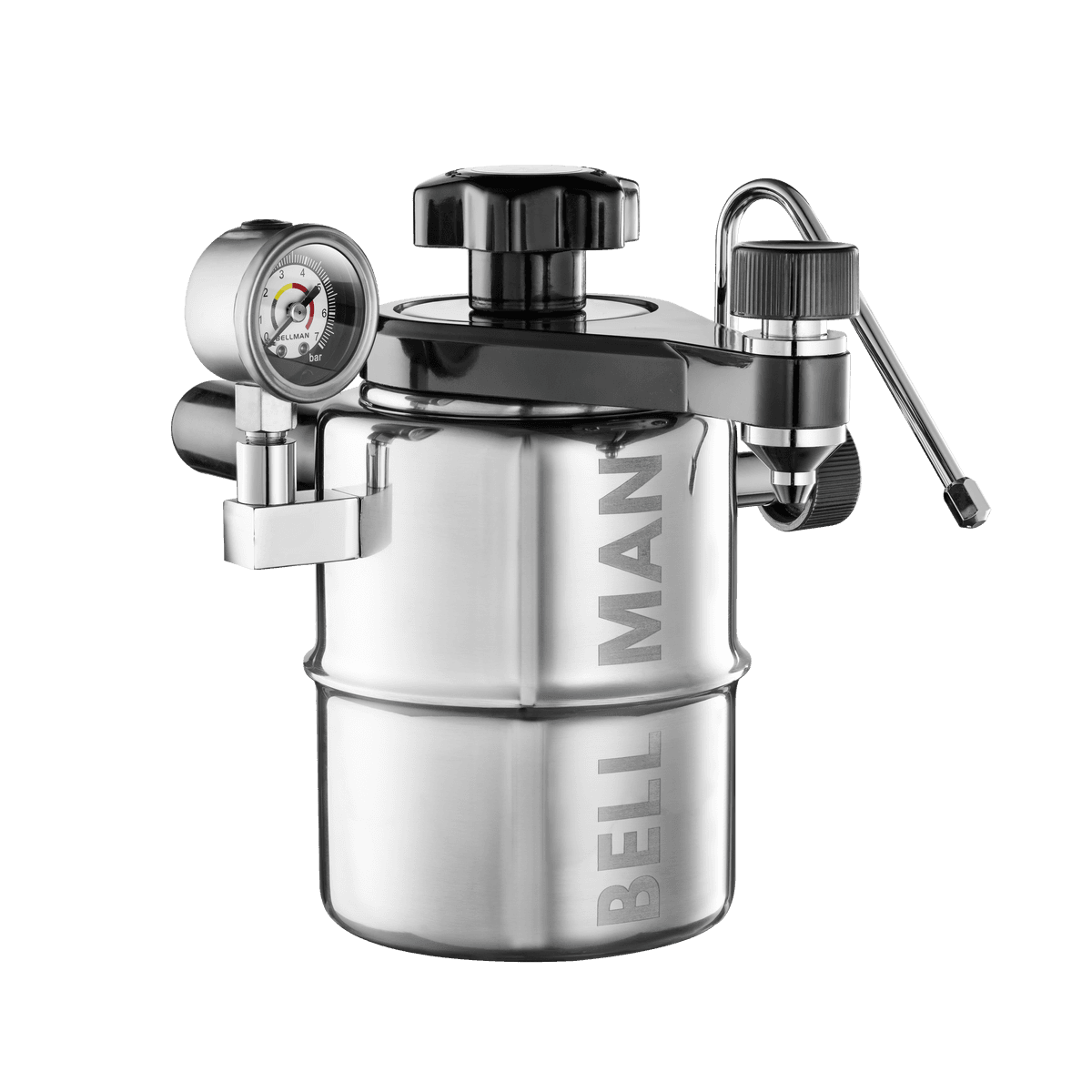 Bellman CX-25P stoompot in verchroomd koper