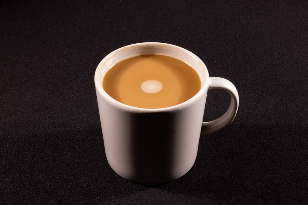 Espresso macchiato met klein vlekje melkschuim