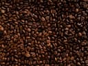 Close-up van licht gebrande specialty koffiebonen
