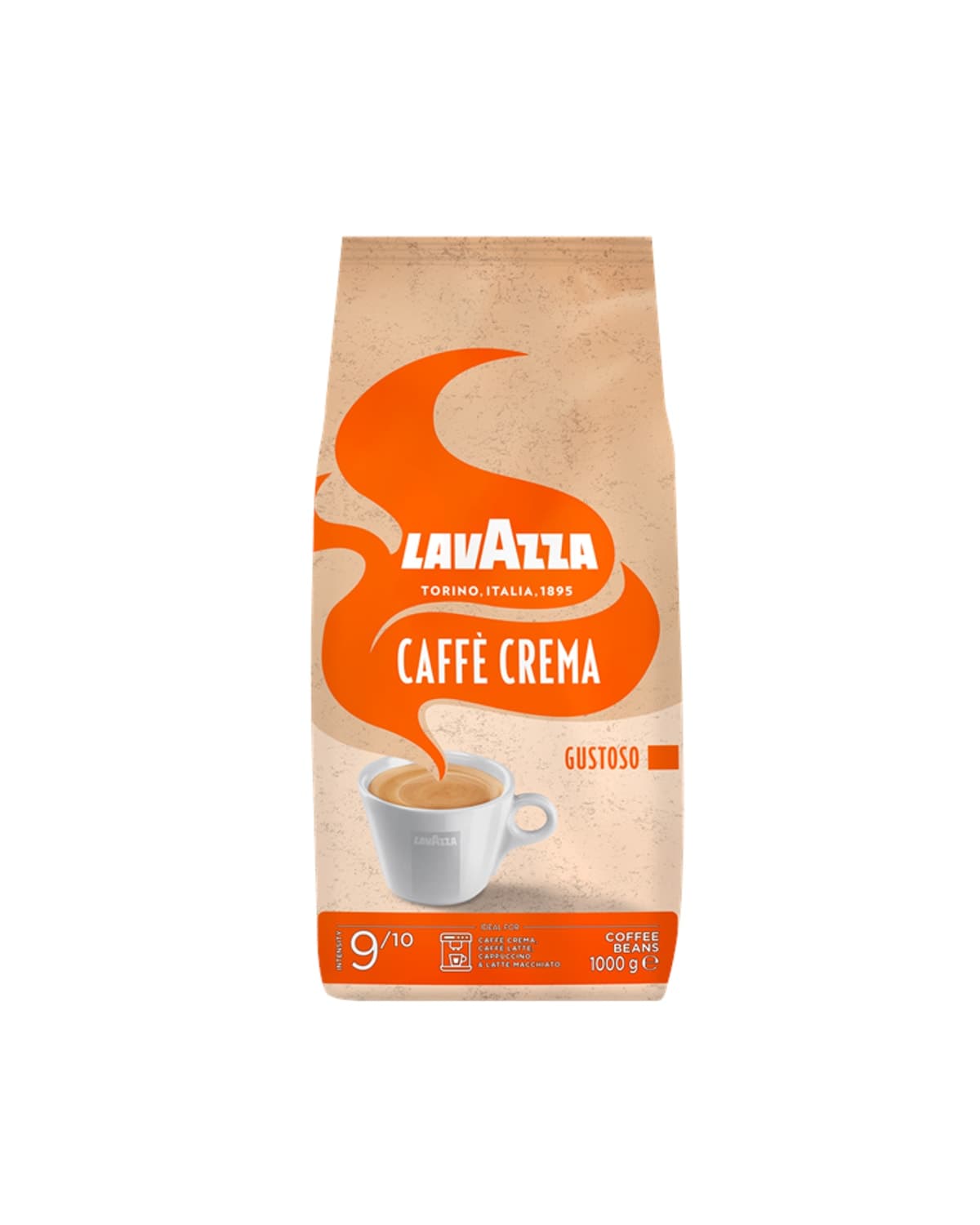 Lavazza Caffè Crema Gustoso koffiebonen 1kg verpakking