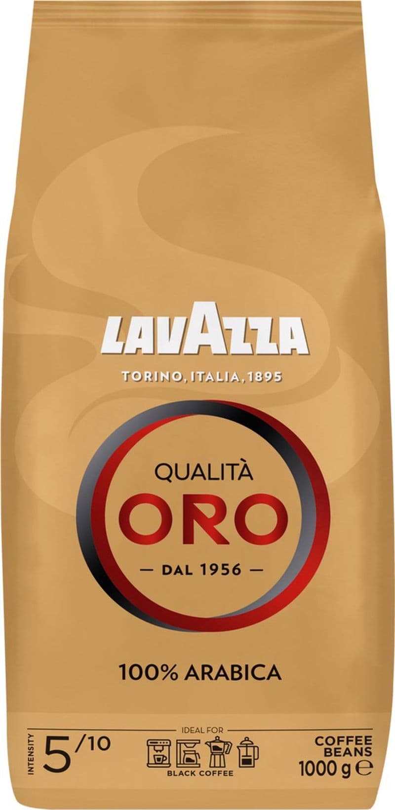 Lavazza Qualità Oro koffiebonen 1kg verpakking