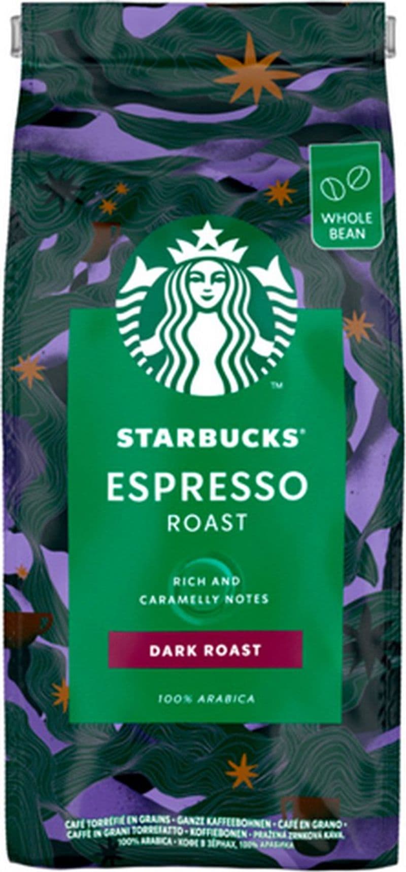 Starbucks Espresso Roast Dark Roast koffiebonen 450g zak