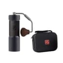 1Zpresso J-Ultra handmatige koffiemolen in iron grey met reiskoffer