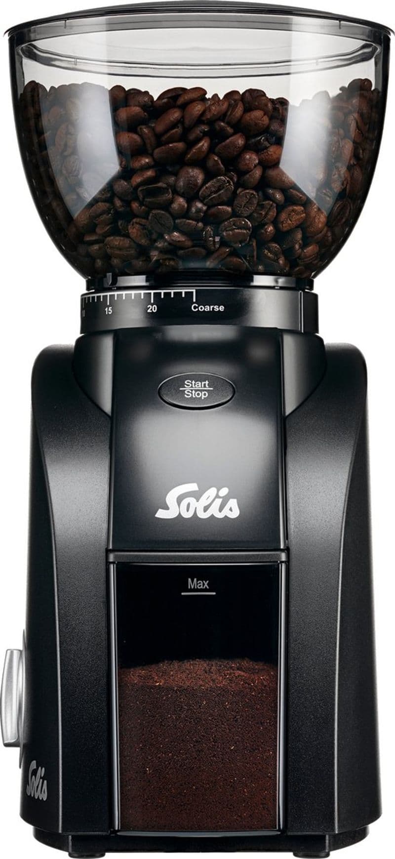 Solis Scala Zero Static elektrische koffiemolen in zwart