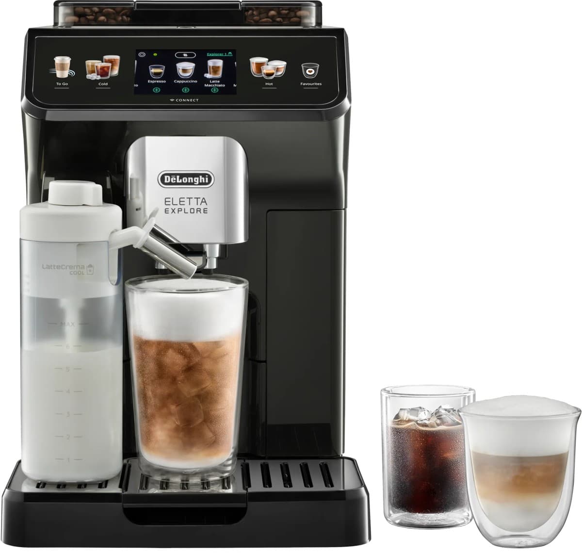 De'Longhi Eletta Explore ECAM450.65.G volautomaat in graphite afwerking