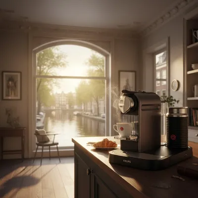 Krups Citiz & Milk Nespresso machine met melkopschuimer
