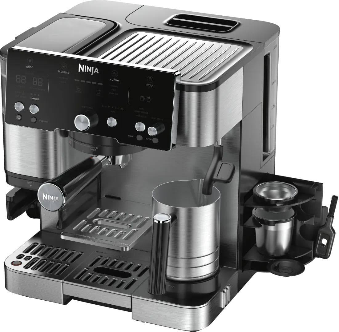 Ninja Luxe Café Essential ES501EU espressomachine in stainless steel