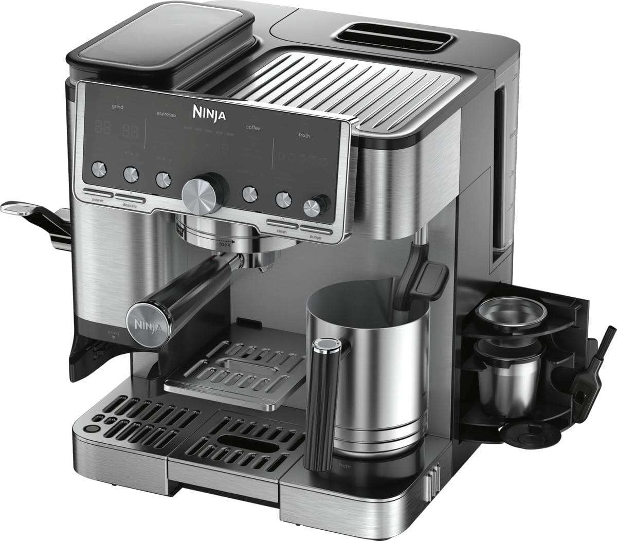 Ninja Luxe Café Pro ES701EU espressomachine in stainless steel