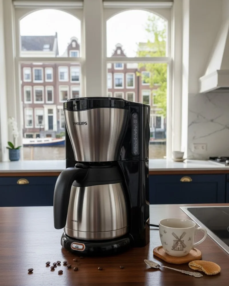 Philips Café Gaia HD7546 filterkoffiezetapparaat met thermoskan