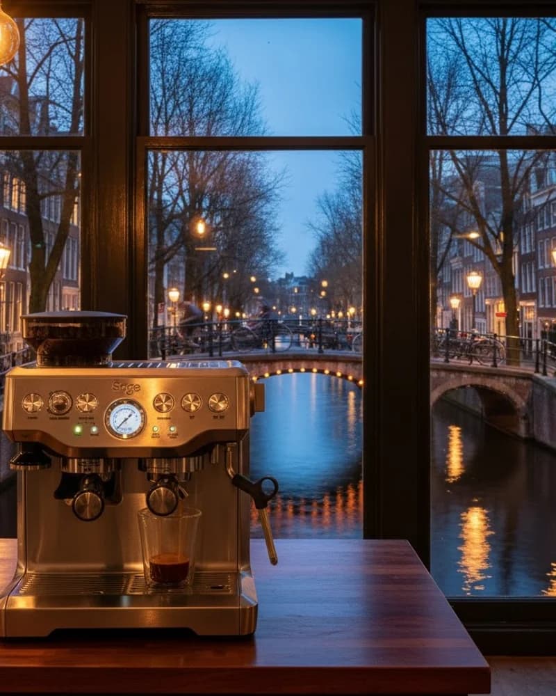 Sage Barista Express espressomachine met molen