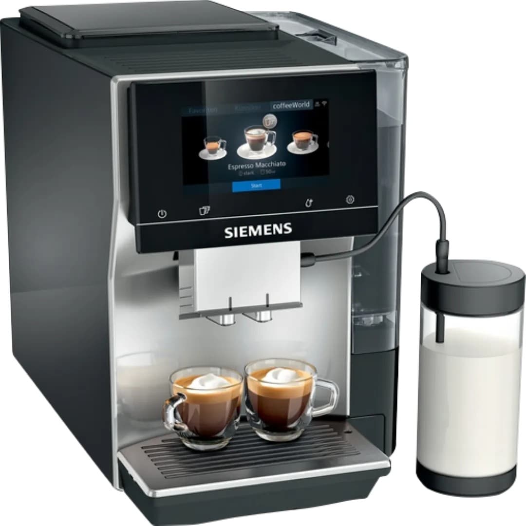 Siemens EQ.700 Classic TP715R07 volautomaat in RVS Silver Metallic