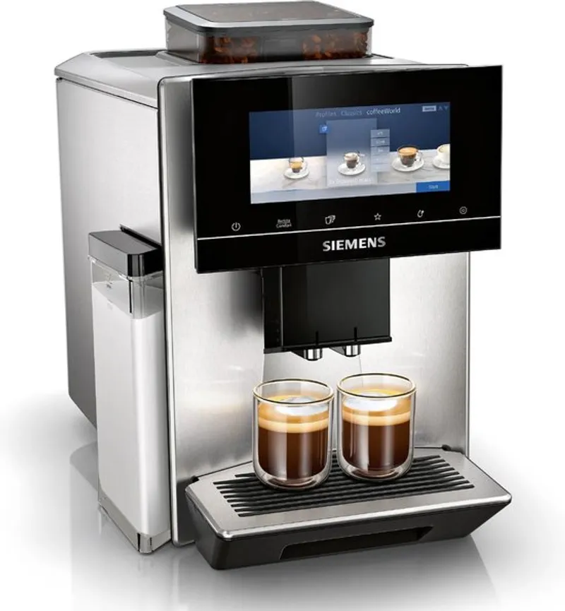 Siemens EQ.900 TQ903 volautomatische espressomachine in RVS